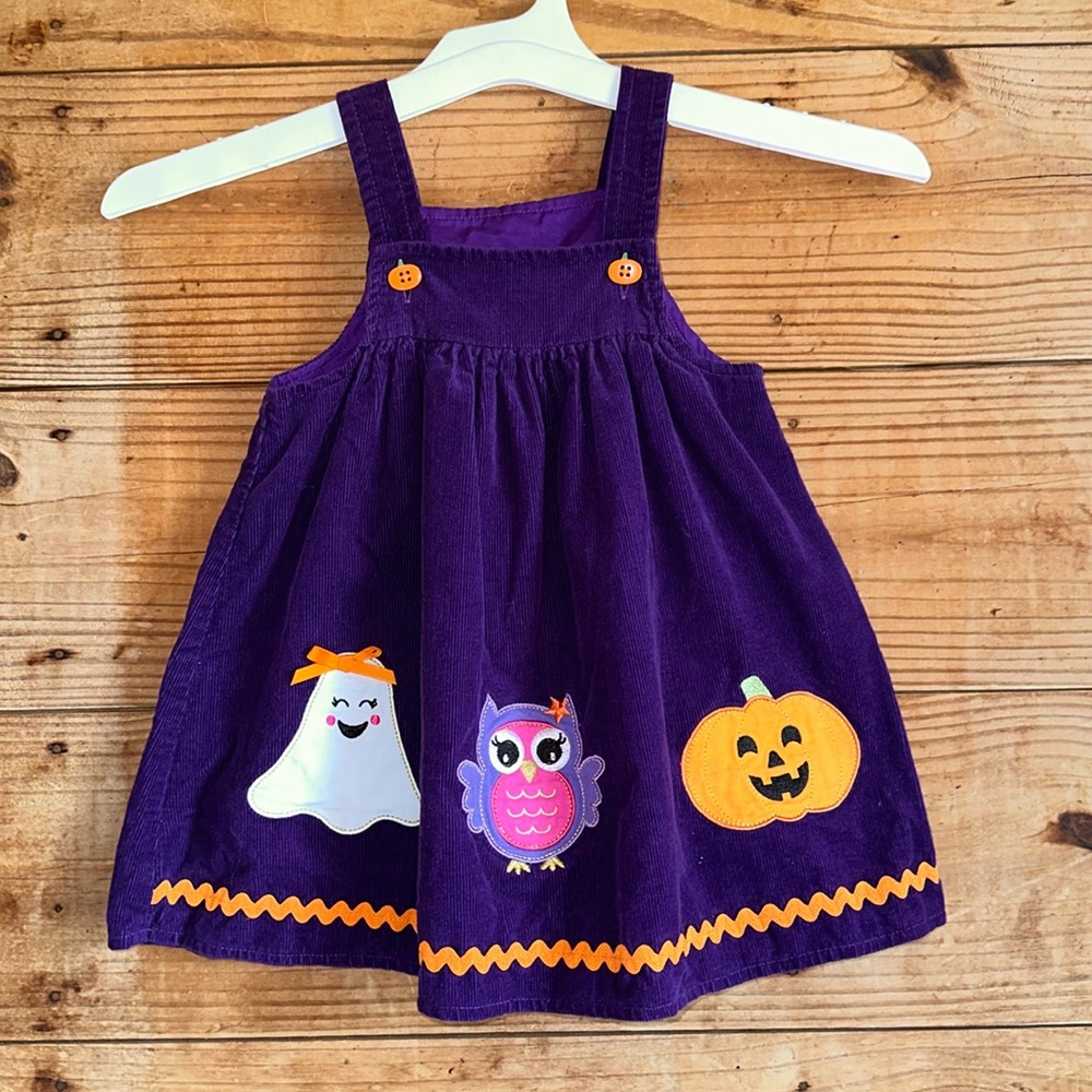 Good Lad Purple Corduroy Halloween Dress